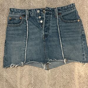 Levi's Light Blue Denim Skirt